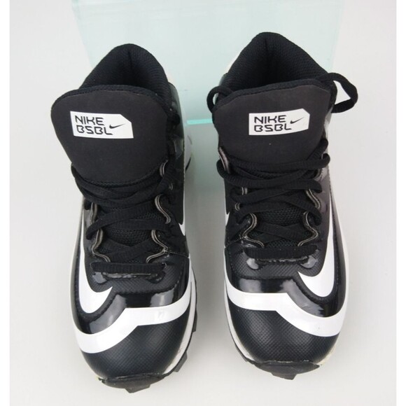 Nike Huarache 2KFilth Keystone Youth Size 12 Black & White Baseball Cleats - Picture 3 of 8